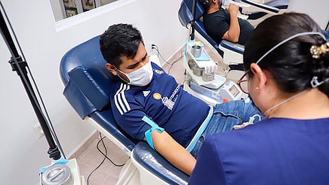 Autoridades mantienen el exhorto a la población para regalar vida por medio de la donación altruista de sangre (Foto Cortesía)