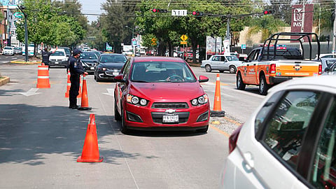 Fue detectado mediante un estudio realizado con la red de semáforos en los 103 intersecciones con dispositivo de control de tránsito, de tipo semáforo (Foto Cortesía)