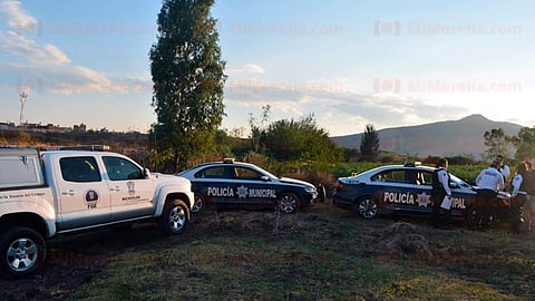 Los uniformados acordonaron el sitio y notificaron el hecho al personal de la Fiscalía General del Estado (Foto: RED-113)