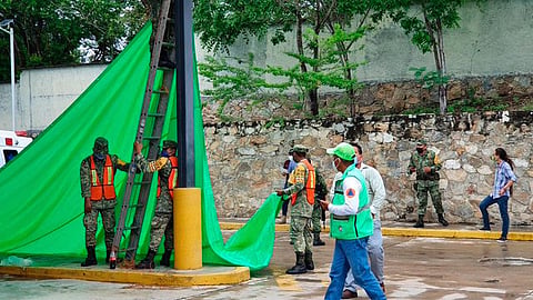 Aún se mantienen los recorridos para valorar los daños en las áreas afectadas (Foto: @CEPCO_GobOax)