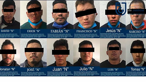 Los presuntos responsables del ataque armado son de la CDMX, Jalisco, Guerrero, Nayarit, Chihuahua, Michoacán y un colombiano (Foto: captura/ www.pscp.tv/)