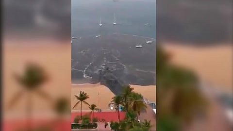 El gobierno de Acapulco está realizando dos estudios elaborados por el laboratorio de la Comisión de Agua Potable y Alcantarillado y uno particular (Foto: captura de video)