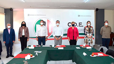 El dirigente estatal, reconoció el trabajo que se ha venido desempeñado en la actual legislatura (Foto Cortesía)
