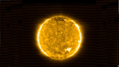 Las imágenes fueron tomadas a una distancia de 76.9 millones de kilómetros del sol (Foto: esa.int)