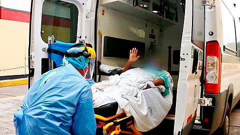 El paciente fue egresado después de 20 días hospitalizado (Foto Cortesía)