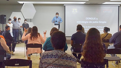 La finalidad es concientizar a la población respecto a las enfermedades por vector típicas de la temporada de lluvias (Foto Cortesía)
