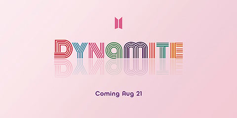 Dynamite y el MV llegarán el 21 de agosto (Imagen: Twitter @BigHitEnt)