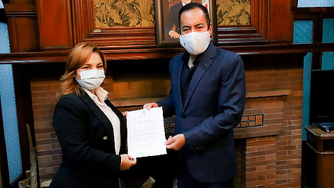 Herrera Tello conminó a Madrigal a actuar con responsabilidad y dedicación (Foto: Cortesía)