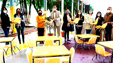 Con esta dotación suman 124 escuelas de educación básica de este municipio, que han sido beneficiadas con equipamiento los últimos 5 años (Foto Cortesía)