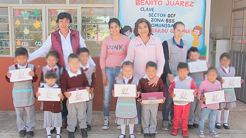 La finalidad es mejorar las condiciones educativas de las comunidades (Foto Cortesía)