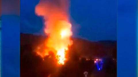 Ocurrió cerca de la frontera con China (Foto: captura de video)