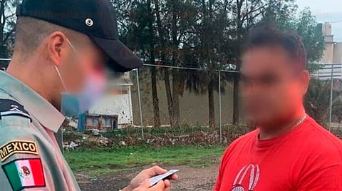 El detenido fue identificado como Dany P., de 40 años de edad (Foto: RED 113)