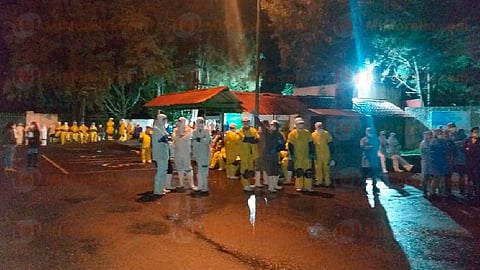 Las labores en la empresa fueron suspendidas hasta que se hagan las reparaciones necesarias (Foto: Red 113)