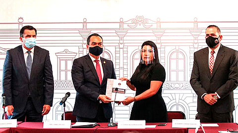 La diputada Brenda Fraga, agradeció el compromiso del fiscal para informar sobre los avances sobre el Plan de Persecución de Delitos y sus Modificaciones (Foto Cortesía)