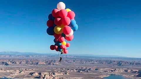 Blaine se preparó para situaciones como la falta de oxígeno debido a la altitud, así como el frío (Foto Instagram: @davidblaine)