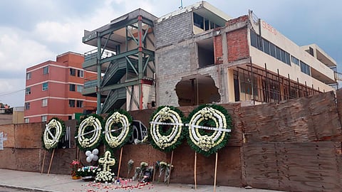 Luego del sismo, Mónica Villegas desapareció (Foto: @JMRivaPalacio)