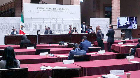 El Pleno de la LXXIV Legislatura adicionó diversas fracciones a la Ley Orgánica del Poder Judicial del Estado (Foto Cortesía)