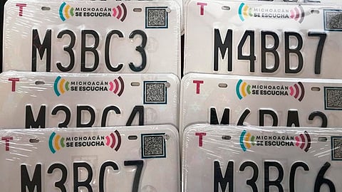 En Michoacán, el último canje general de placas ocurrió en el año 2016, por lo que al haber transcurrido 4 años, podría estar en camino una nueva renovación (Foto Archivo)