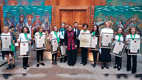 El municipio de Pátzcuaro reconoce sus actividades humanitarias, entrega y compromiso social (Foto: Cortesía)