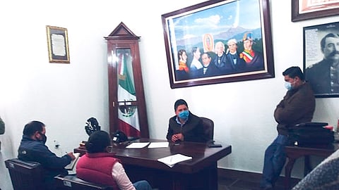 La líder Antorchista comentó que, con los recortes que ha hecho el gobierno federal a los diferentes programas afecta el desarrollo de las comunidades (Foto Cortesía)
