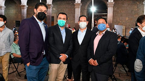 Se sumaron este lunes al cierre de filas por la defensa de Michoacán y de México (Foto: cortesía)