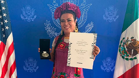 Usuarios de redes sociales felicitaron a Lady tacos(Foto Twitter: @ladytacosdecanasta)