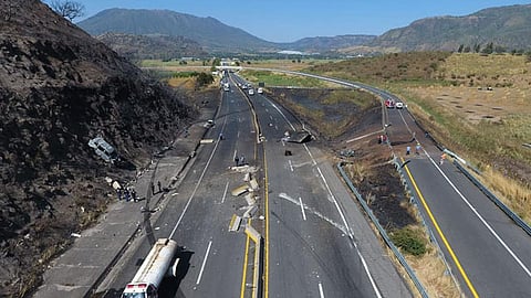 La explosión de una pipa de gas ocurrida al mediodía ha dejado 12 muertos (Foto: SSPC Nayarit)