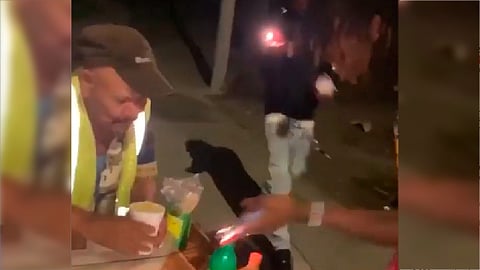 Usuarios de Internet señalaron que el suceso ocurrió en Long Beach, California (Foto IG: chicapicosa2)