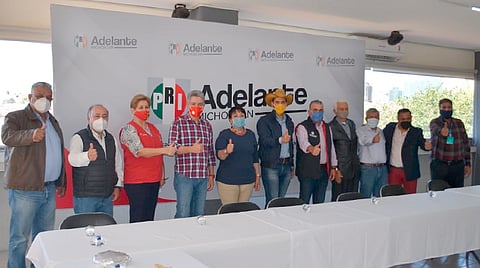 María Valencia, dirigente nacional de la CNC resaltó que los cenecistas tienen una línea de identificación nacional con su partido, de trabajo permanente (Foto Cortesía)