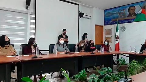 Marisol Aguilar recordó que el PRI existe en sus documentos básicos la sanción aquel o aquellos que violenten la vida política de las mujeres (Foto Cortesía)