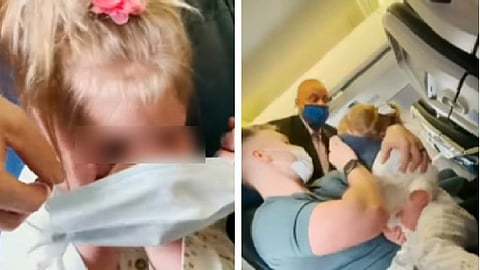 United Airlines dijo que la salud y la seguridad de sus empleados y clientes era lo más importante (Foto YouTube: captura de pantalla/WolfCry Weather And NEWS )