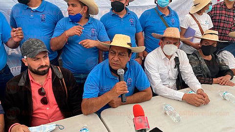 Gamaliel Guzmán Cruz, manifestó que se determinó avanzar con el FCS en las mesas de negociación con la federación para fijar ruta de solución
(Foto: Cynthia Arroyo)
