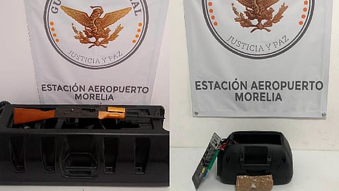 El paquete estaba en Morelia procedente de Tamaulipas