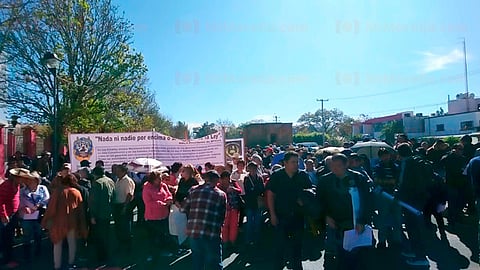 Este martes iniciaron actividades de protesta y la advertencia de extenderlas (Foto: MiMorelia.com)