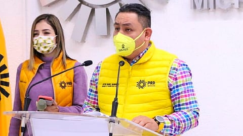 El líder perredista consideró que no está en riesgo el Equipo por Michoacán (Foto: cortesía)