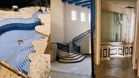 “Acabamos de llegar aquí, a Acapulco, a la casa de Luismi abandonada aquí en Diamante", dijo uno de los jóvenes (Foto: TikTok: captura de pantalla)