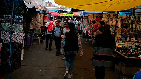 La afluencia de visitantes fue de 50 por ciento menor en comparación con anteriores domingos (Foto: Cynthia Arroyo)