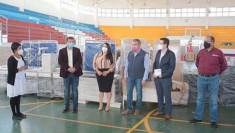 Raúl Morón, destacó la voluntad de ayudar por parte de un grupo de empresarios por medio de la fundación Versatilidad Internacional de Cooperación Oportuna (Foto Cortesía)