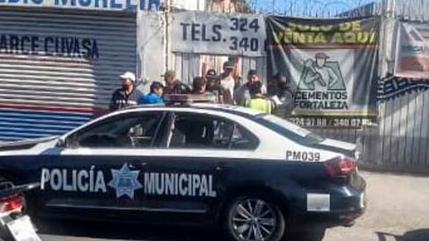 Los agentes de la Policía Michoacán y de la Policía de Morelia reforzaron las tareas de vigilancia en la zona (Foto: RED-113)