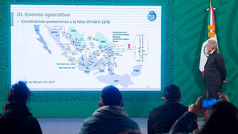 "De 6 a 11, que nos ayuden consumiendo menos energía eléctrica", apuntó AMLO en conferencia (Foto: Cortesía)