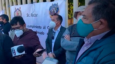 Académicos de al menos 40 secciones sindicales manifestaron desacuerdo en la dirección que llevan los integrantes del Comité Ejecutivo General (Foto: cortesía)