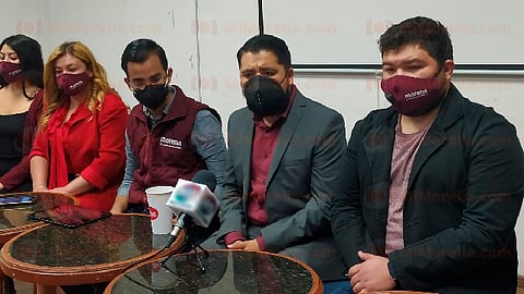 Aclaró que asumirá la suplencia del diputado local, Alfredo Ramírez Bedolla, quien se ausentaría del cargo
(Foto: Sayra Casillas)