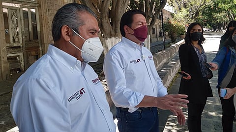 El dirigente nacional de Morena, Mario Delgado Carrillo (Foto: Josimar Lara)