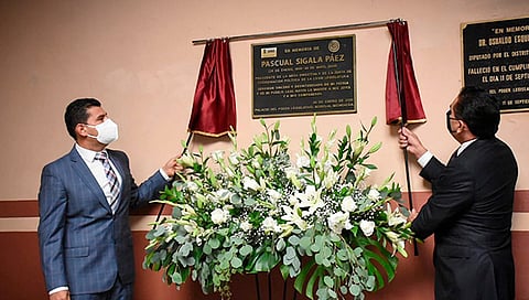 Pascual Sigala Páez, fungió como presidente de la Mesa Directiva y de la Junta de Coordinación de la LXXIII Legislatura (Foto Cortesía)