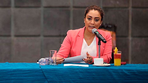 Julieta López buscará una diputación local por la vía plurinominal (Foto: @JulietaLopezBa)