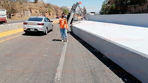 Ocurrió en la conocido como subida Cepamisa (Foto: RED 113)