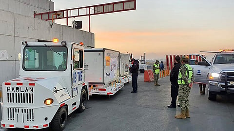 El 11 de febrero llegó un lote de dos millones de vacunas de CanSino a México (Foto: Cortesía)