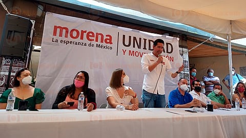 Dijo respetar a todos los aspirantes de Morena en todos los municipios (Foto: Josimar Lara)