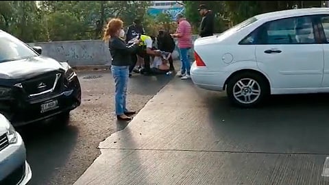 Sólo se reportaron daños materiales (Foto: captura de video/FB-Grupo Tigres)