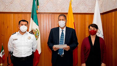 Mantener y reforzar las estrategias de seguridad, apego a los derechos humanos y el compromiso de servir a la ciudadanía, sus ejes de trabajo (Foto Cortesía)